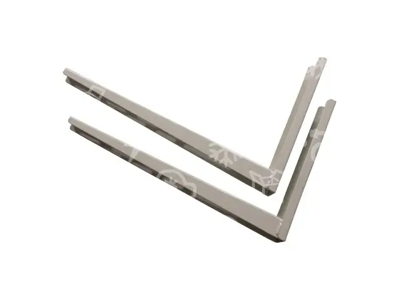 konzole svařovaná L = 400 mm, H = 400 mm, nosnost 90  kg, bílá, VECAM-CO